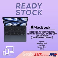 Apple Macbook Air 2022 13.6 Inch M2 Chip 8Gb Ssd 256Gb/512Gb Cpo