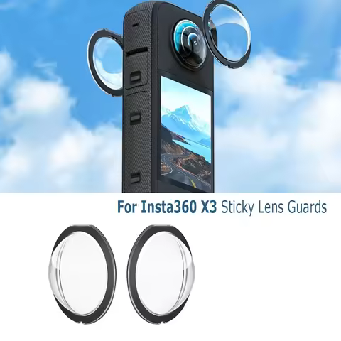 Anti-Scratch For Insta360 X3 Sticky Lens Guards Dual-Lens 360 Mod For Insta 360 X3 Protector Lens Ca