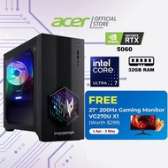 [Free Gaming Monitor] [NEW RTX 5060 & Intel Core Ultra 7 265F] Predator Orion 3000 | PO3-665 Gaming 