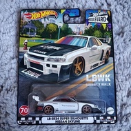 HotWheels Premium Nissan Skyline GT-R R34 LBWK