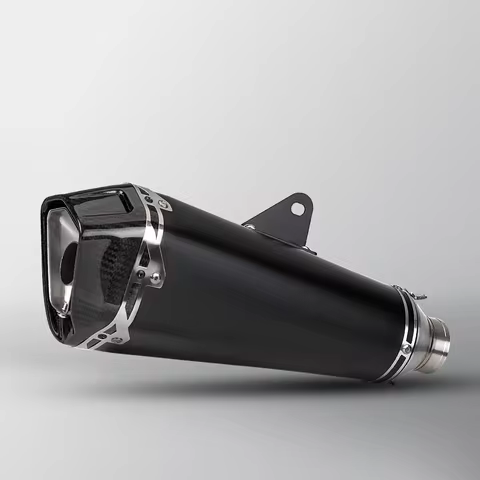 T168 DELTA RACE RCAING Motorcycle Universal exhaust muffler for mt09 cbr500r R15 R3 R7 ZX6R 51mm cal