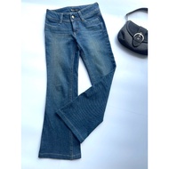 Y2k flared jeans waist 73 – Vintage flare denim jeans made in Japan