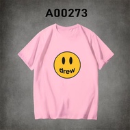 SMILE YELLOW FACE DREW WOMAN TSHIRT 2XS-2XL COTTON ROUND NECK SHORT SLEEVE STREET SUMMER A00273