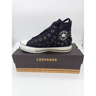 CONVERSE279: 11-110EQ MBK Black Normal 1 High Eyelet Pattern Only Left