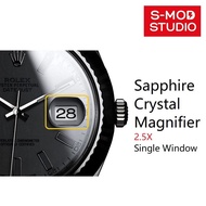 S-MOD SKX007 Seiko 5 SRPD Watch Crystal Magnifier Cyclops Lens Single Window Date Only Seiko Mod