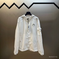 PP76 MON// 26SS Hooded Drawstring Sunscreen Jacket Jacket Casual Loose Unisex Style