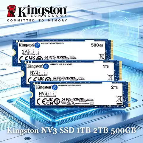 Kingston NV3 SSD 1TB 2TB 500GB NVMe PCIe Gen 4.0x4 Solid State Drive M.2 2280 Internal SSD Nvme M2 f