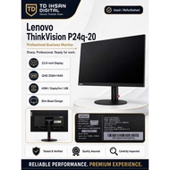 Lenovo ThinkVision P24q-20 24" QHD Monitor 2560x1440 | HDMI DisplayPort USB | Slim Bezel Business Mo