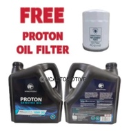 Proton Petronas 10W30 Engine Oil Semi Synthetic 10W-30 Engine Oil 4L + Proton Oil Filter
