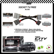 Honda City 2018-2019 Socket TV Free (Bypass VIM) AL-262