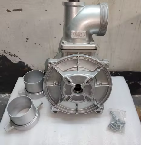 4Inch Aluminum Water Pump Complete Kit(W/O Motor) Fits on GX160 GX200 168F 170F 5.5-7.5HP Type Small