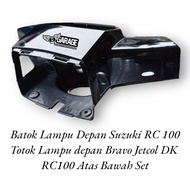 SUZUKI Headlight Cover RC 100SUZUKI Bravo Jetcol Headlight Cover RC100 Top and Bottom SetDk