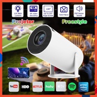 HY300 Projector 4K Full HD Android 11.0 LCD Projector 1080P Double WIFI With Bluetooth Mini Projector Home Theater