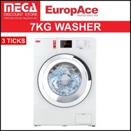 EUROPACE EFW5700S 7kg FRONT LOAD WASHER (3 Ticks) (EFW 5700S)