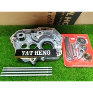 COMBO Ex5/EX5 DREAM CRANKCASE (R H)+TIMING CHAIN Full Set+ Batang 4