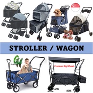 ⭐ VARIETY PET STROLLER ⭐Pet Stroller Foldable Washable Dog Cat Carrier Lightweight Trolley Pet Pram W