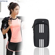 SERINA Mobile Phone Arm Bag Adjustable Protection Mobile Phone Universal 7'' Phone Coverage Holder Wallet Pocket For Running Waterproof Mobile Arm Bag Running Armband Bag