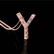 Kalung alpha bold huruf Y kadar 375 UBS