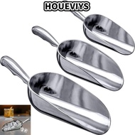 HOUEVIYS Bar Ice Scoop Easy to Clean Durable Aluminum Utility Scoops Aluminum Alloy Ice Shovel Scoop