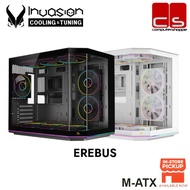 INVASION EREBUS M-ATX PC CASE WITH 6 ARGB FLASHLUX FAN (WHITE & BLACK)