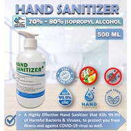 ♪Instant Hand Sanitizer Liquid 500ml  75 Isopropyl Alcohol  Hospital Grade✣