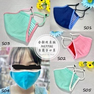 NEFFUL FACE MASK FOR KIDS (8-12 YRS OLD) Negative Ion Adjustable / Washable Face Mask 负离子可调/可洗小孩子口罩