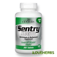 Sentry Senior, Multivitamin & Multimineral Supplement, Adults 50+, 125 Tabs | Shelf Life: 2–4 Years