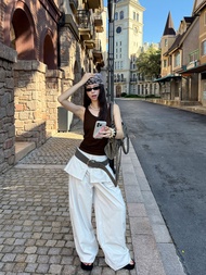 nor.enough - HYPE WIDE LAYER PANTS กางเกงเลเยอร์