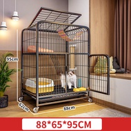 🐾Petorldog กรงแมว กรงขังแมว กรงสัตว์เลี้ยง กรงสัตว์เลี้ยง Pet Cage กรงแมวแบบใหญ่ ประกอบง่าย กรงแมวพั