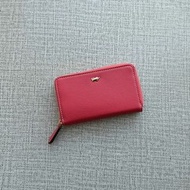 德國 Braun Buffel 粉紅色皮革 鎖匙包