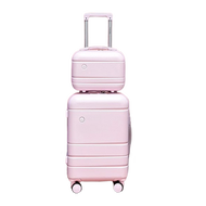 1แถม1! CANDY COLLECTION กระเป๋าเดินทางเฟรมซิป ที่สุดของความคิ้วท์ แถมน้ำหนักเบา จาก BAGGAGE LUGGAGE