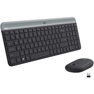 Bộ Bàn Phím Chuột Không Dây Logitech MK470 Đen