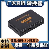 HDMI分配器一分四 支持4K*2K HDMI1*4分頻器 HDMI分配器一進四出