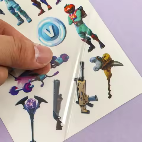 Fortnite Stickers Children Girl Boy Christmas Birthday Gift Random 1pcs