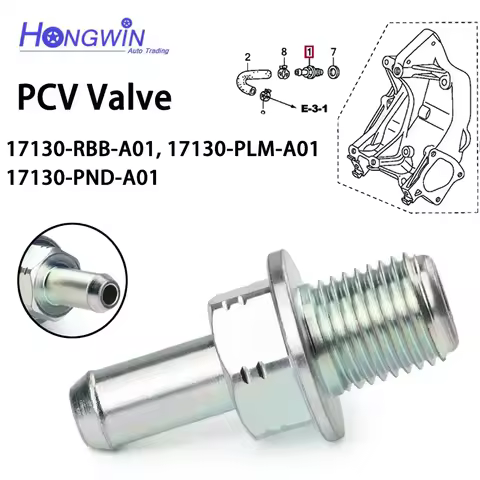 2PCS 17130-RBB-A01 17130RBBA01 PVC Valve For Honda Civic Type R FN2 FD2 FG2 CRV Acura K-Series K20 K