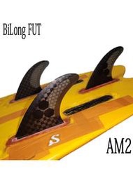 BiLong FUT AM2 Tri Fins 沖浪板尾鰭三片裝碳纖維玻璃纖維材質