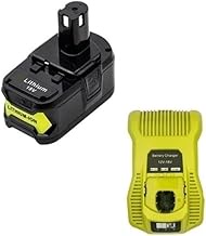 18V 6.0Ah 8.0Ah 12.0Ah 12.8Ah Multi-capacity Replacement Battery and charger Compatible with RYOBI p