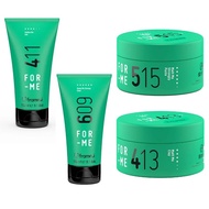 Framesi 413 Matt Me Clay / 515 Matte Me Strongly Paste / 411 Define Me Styling Gel / 609 Keep Me Str