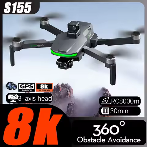 2024 NewS155 Drone With 8K Camera A22 360° Laser Obstacle Avoidance 5G Digital Image Transmission PT