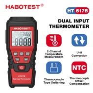 HABOTEST HT617B Thermometer Temperature Detector Gauge Temperature Probe from -200 degrees Celsius t