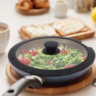 [JDZH]Sleek Black White Silicone Lids Available in Size Range of 18cm to 26cm