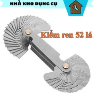 Dual system 52-leaf thread gauge set 60 0.25mm-6.0mm AND 55 4G-62G - Tap gauge to create screw and b