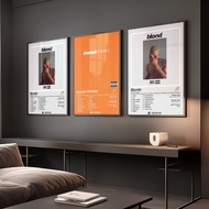 Frank Ocean, Eminem, Central Cee - Music Album Poster Mirrored Composite Frame wall hanging for Livi