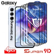 4Pcs Super 9D Screen Protector For Galaxy, Full Coverage High Definition Fullglue 2.5D 9H Cost Effec