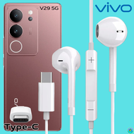 หูฟัง สมอลทอล์ค VIVO Type-C สำหรับ วีโว่ V29 ไทป์ซี ทรงรูปสวมใส่สบาย เสียงดี เบสนุ่ม รับ-วางสาย ปรับระดับเสียง