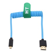 Micro HDMI to HDMI 4K 8K 60p Cable for Sony A6500 A7III A7C ZV-E10 Canon R5 R7 GH4 X-T4 Z50 ATOMOS N