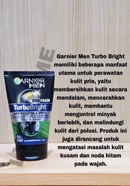 Garnier men Face wash TurboBright 100 ml