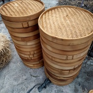 Cheap bamboo steamer D40cm 2 containers 1 lid free cable warp pan/ kettle/ steamer/ frying pan/