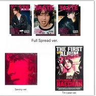 HAECHAN 1st Album - TASTE [FULL SPREAD VER, SAVORY VER., TINCASE VER.]