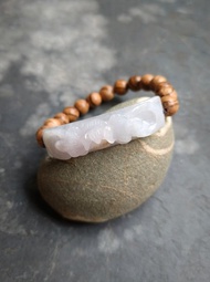 緬甸天然紫羅蘭雕花手牌崖柏木串珠鍊2481304